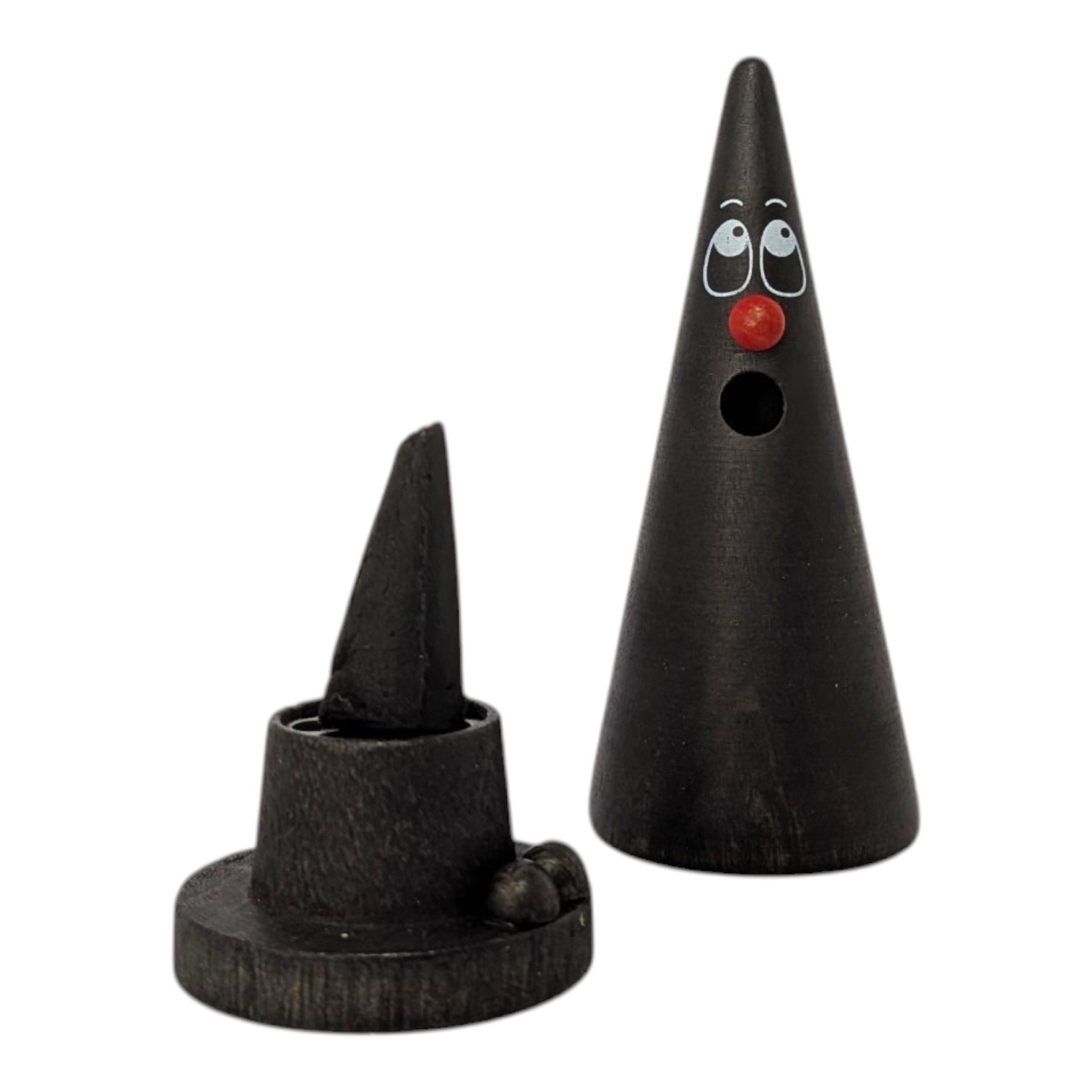 Räucherfigur Mini-Ziegenbein, schwarz " Kleiner Willy"