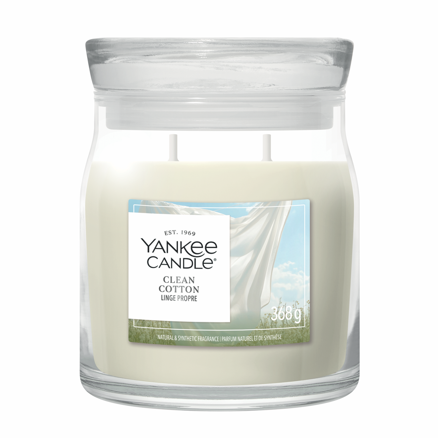Yankee Candle Clean Cotton Signature Medium