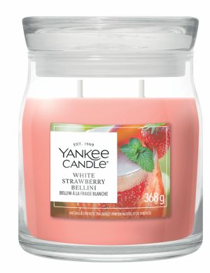 Yankee Candle White Strawberry Bellini Signature Medium