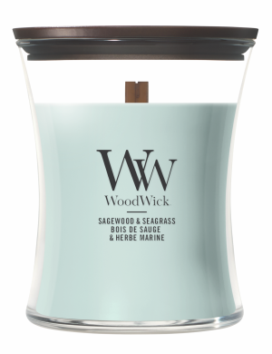 WoodWick Sagewood & Seagrass Medium Hourglass