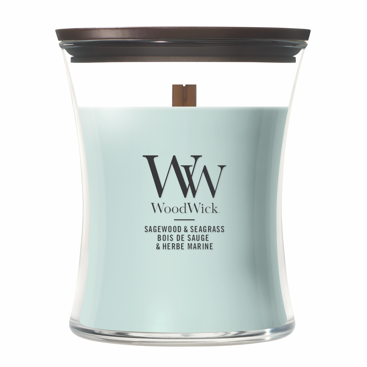 WoodWick Sagewood & Seagrass Medium Hourglass