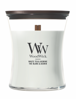 WoodWick White Tea & Jasmine Medium Hourglass