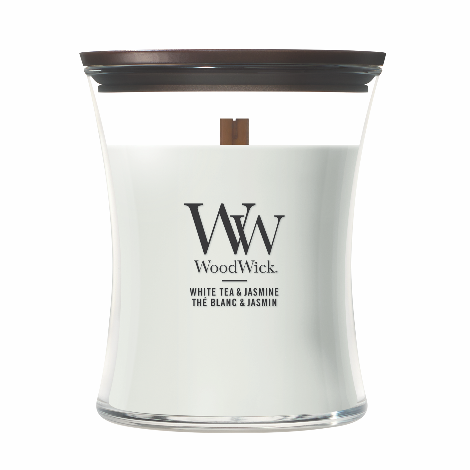 WoodWick White Tea & Jasmine Medium Hourglass