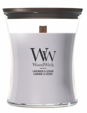 WoodWick Lavender & Cedar Medium Hourglass