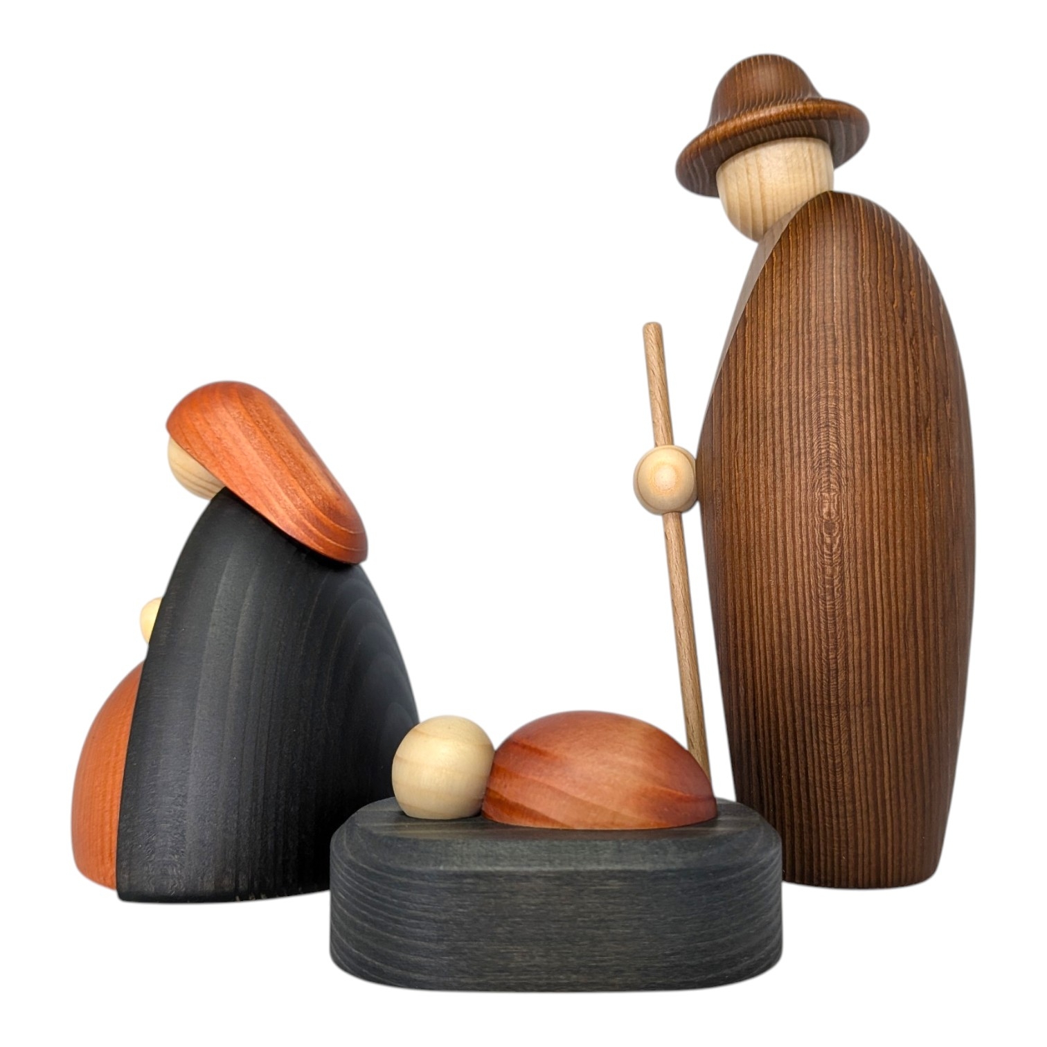 Krippenfiguren groß, 12-tlg.
