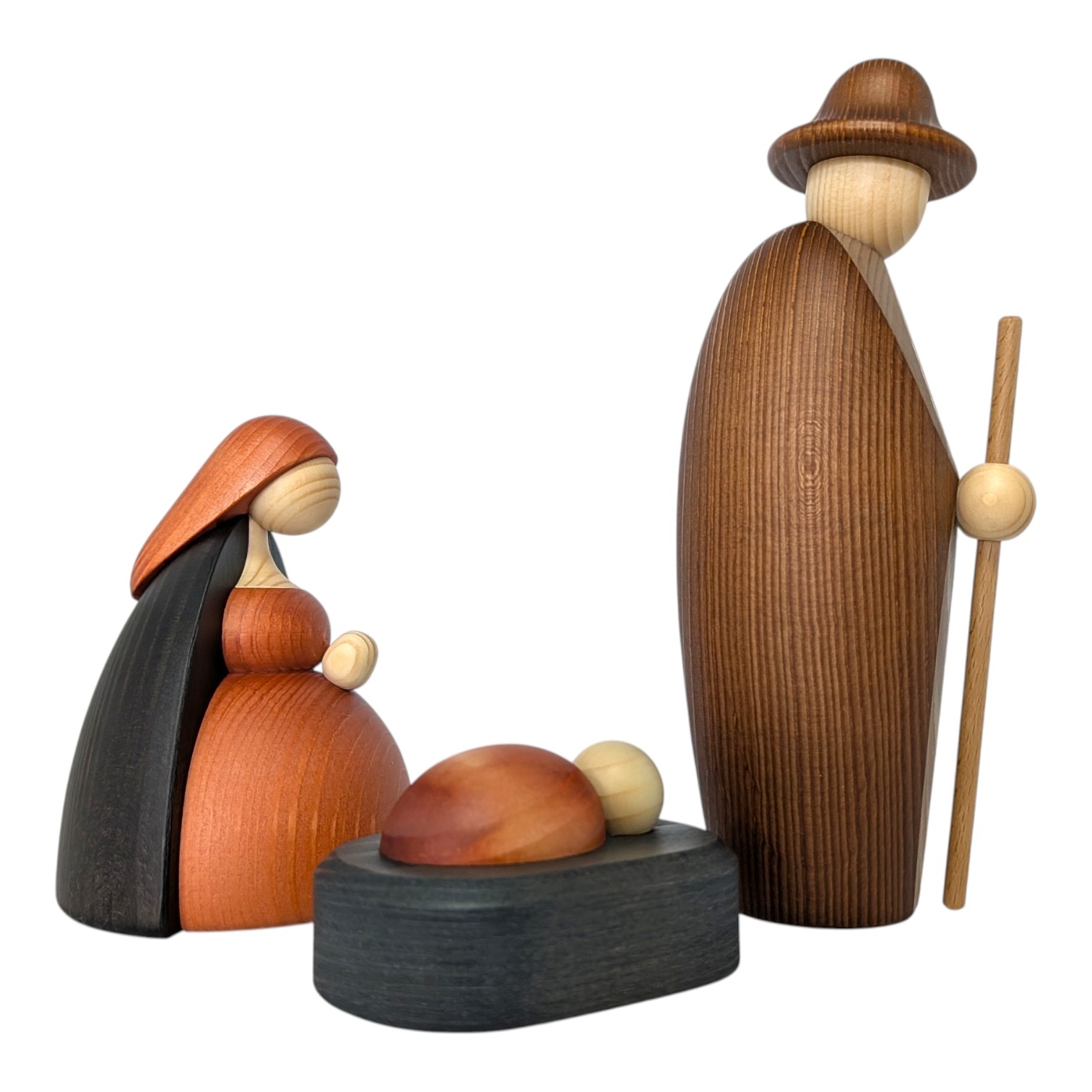 Krippenfiguren groß, 12-tlg.