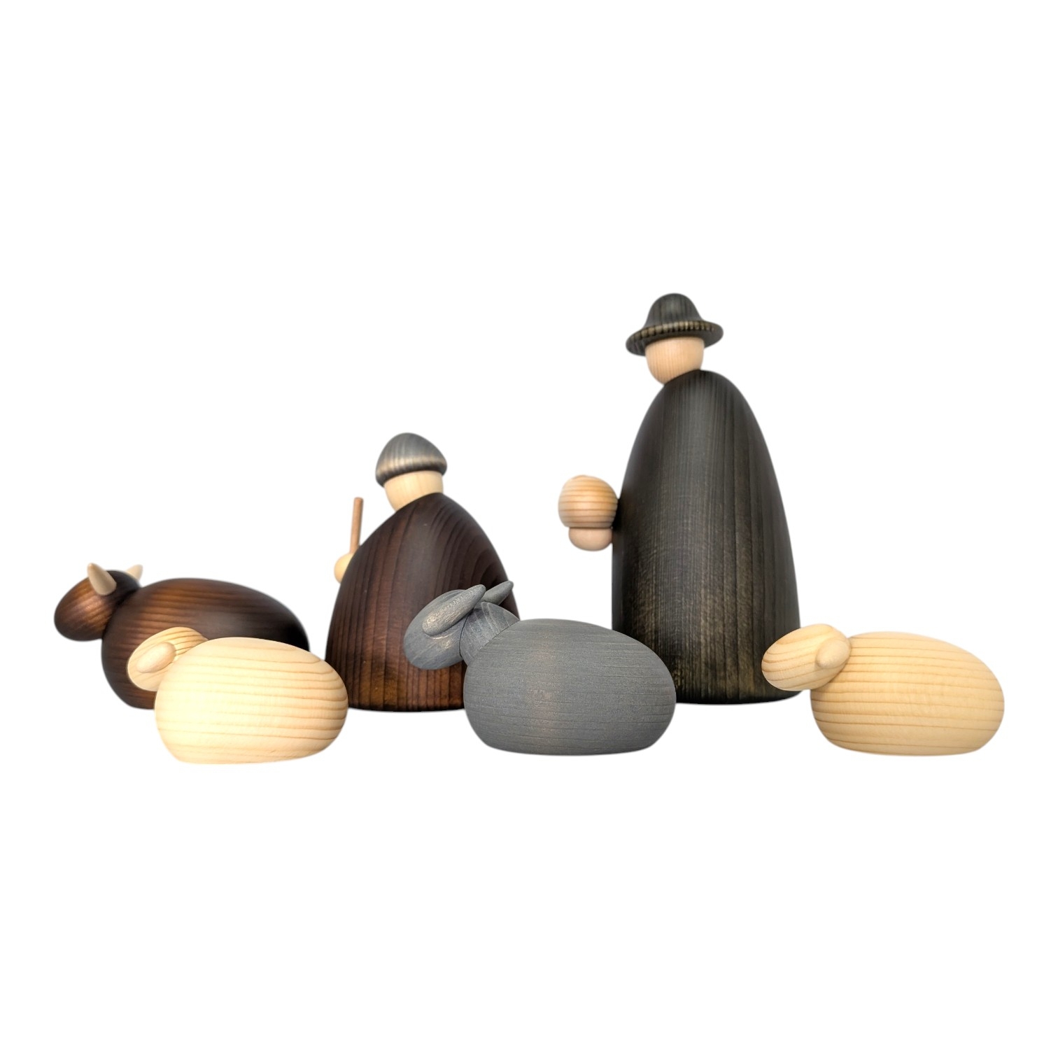 Krippenfiguren groß, 12-tlg.