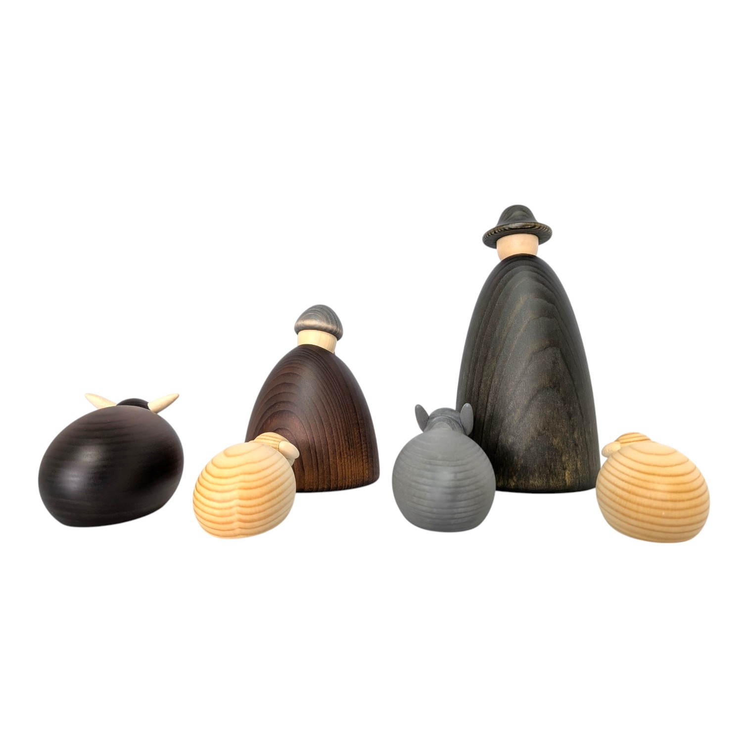 Krippenfiguren groß, 12-tlg.