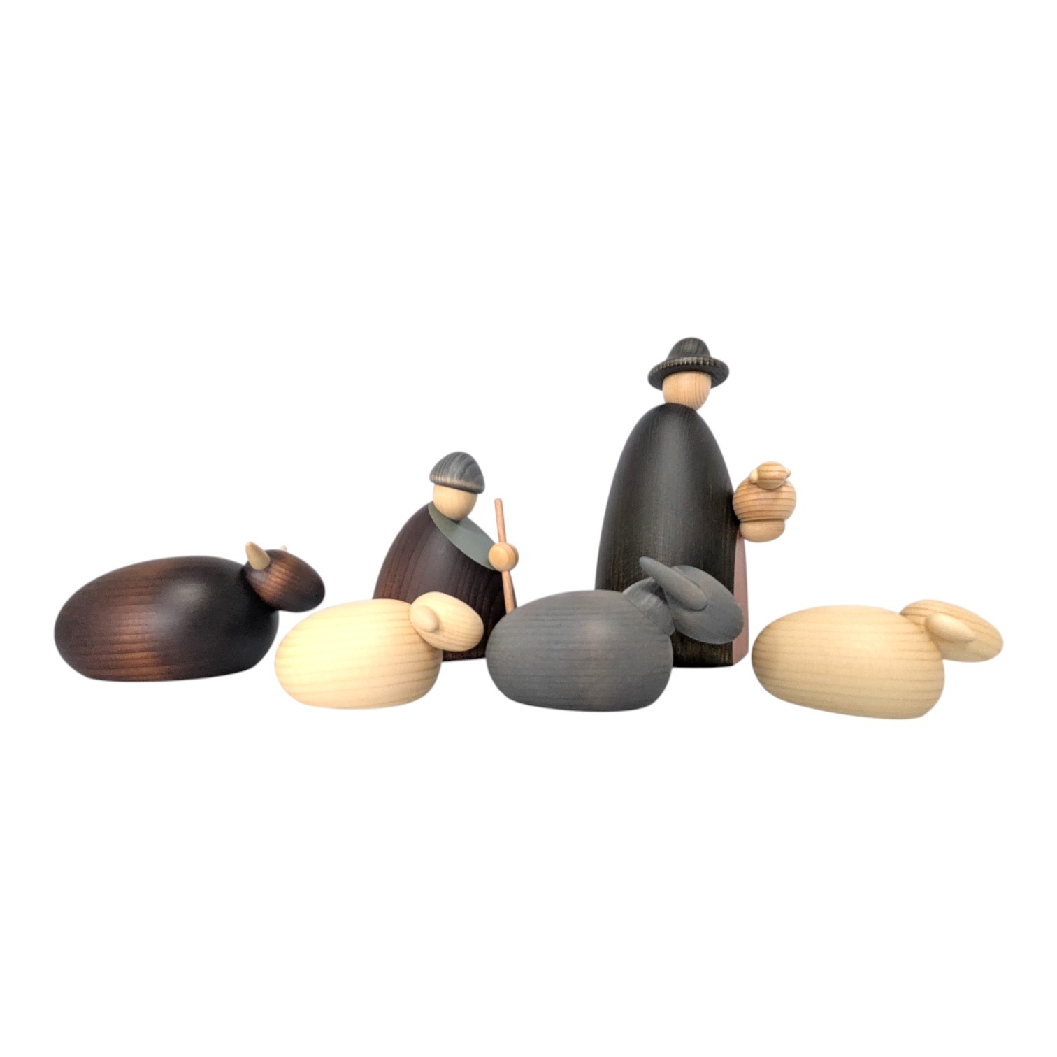 Krippenfiguren groß, 12-tlg.