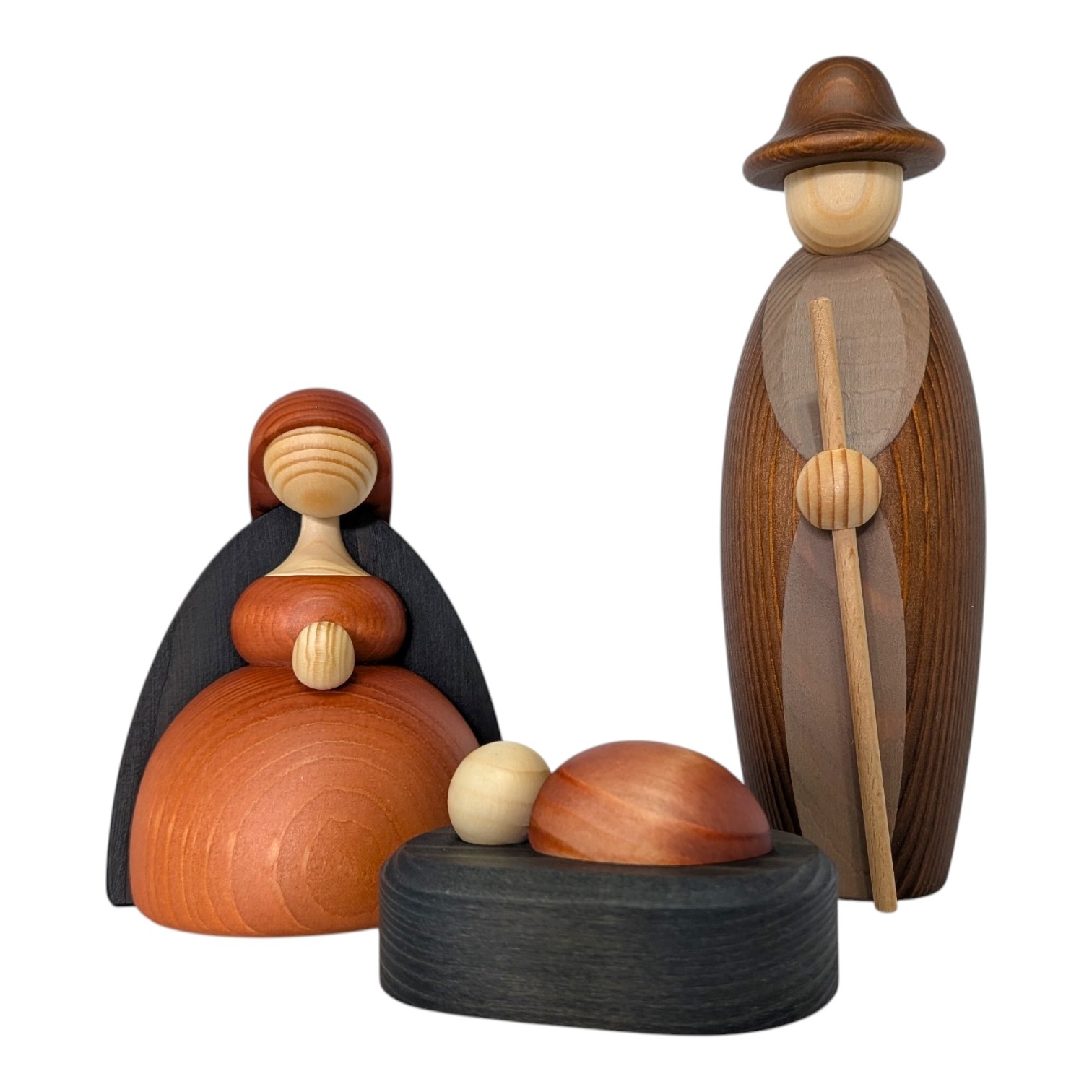 Krippenfiguren groß, 12-tlg.