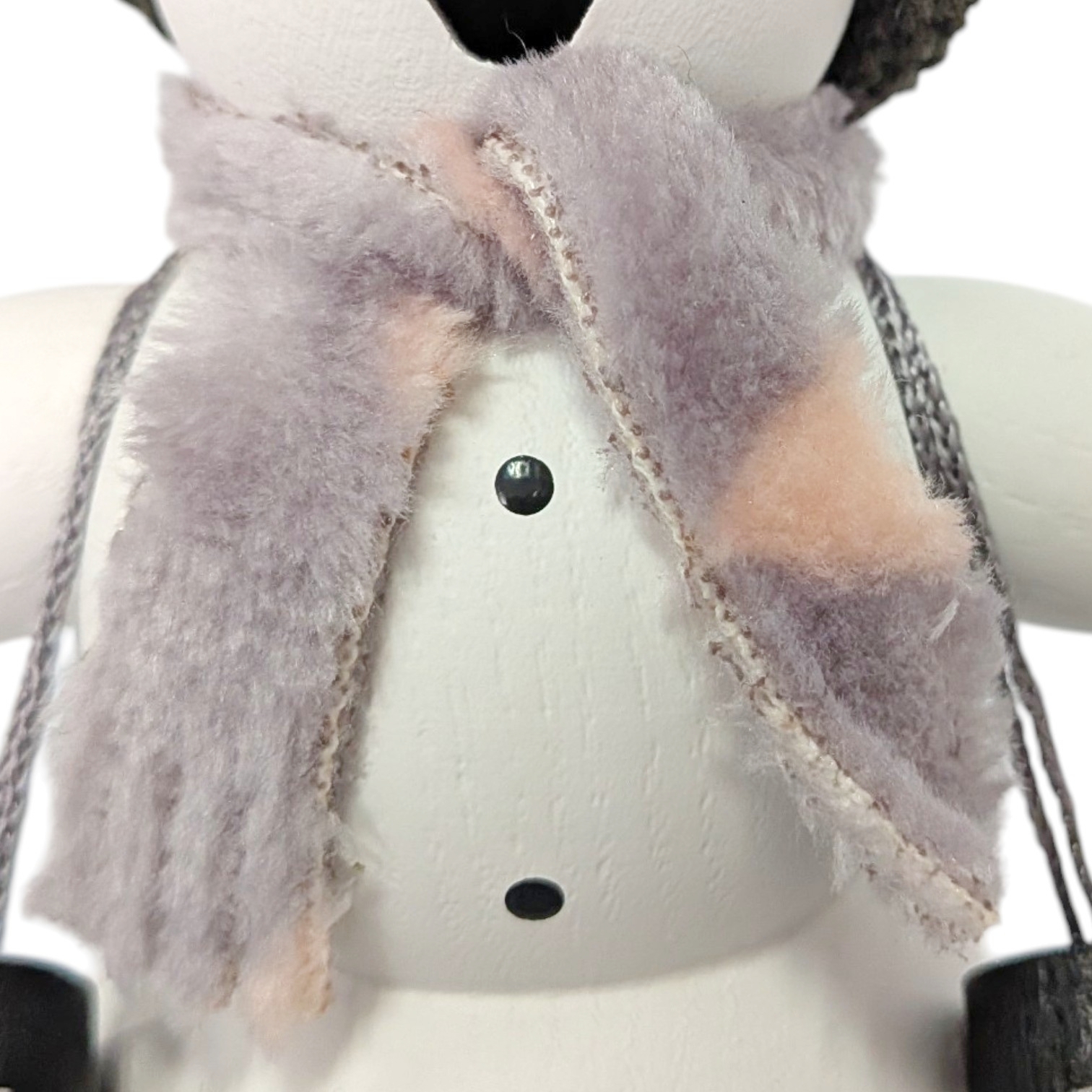 Räuchermann Schneemann mit Schlittschuhen