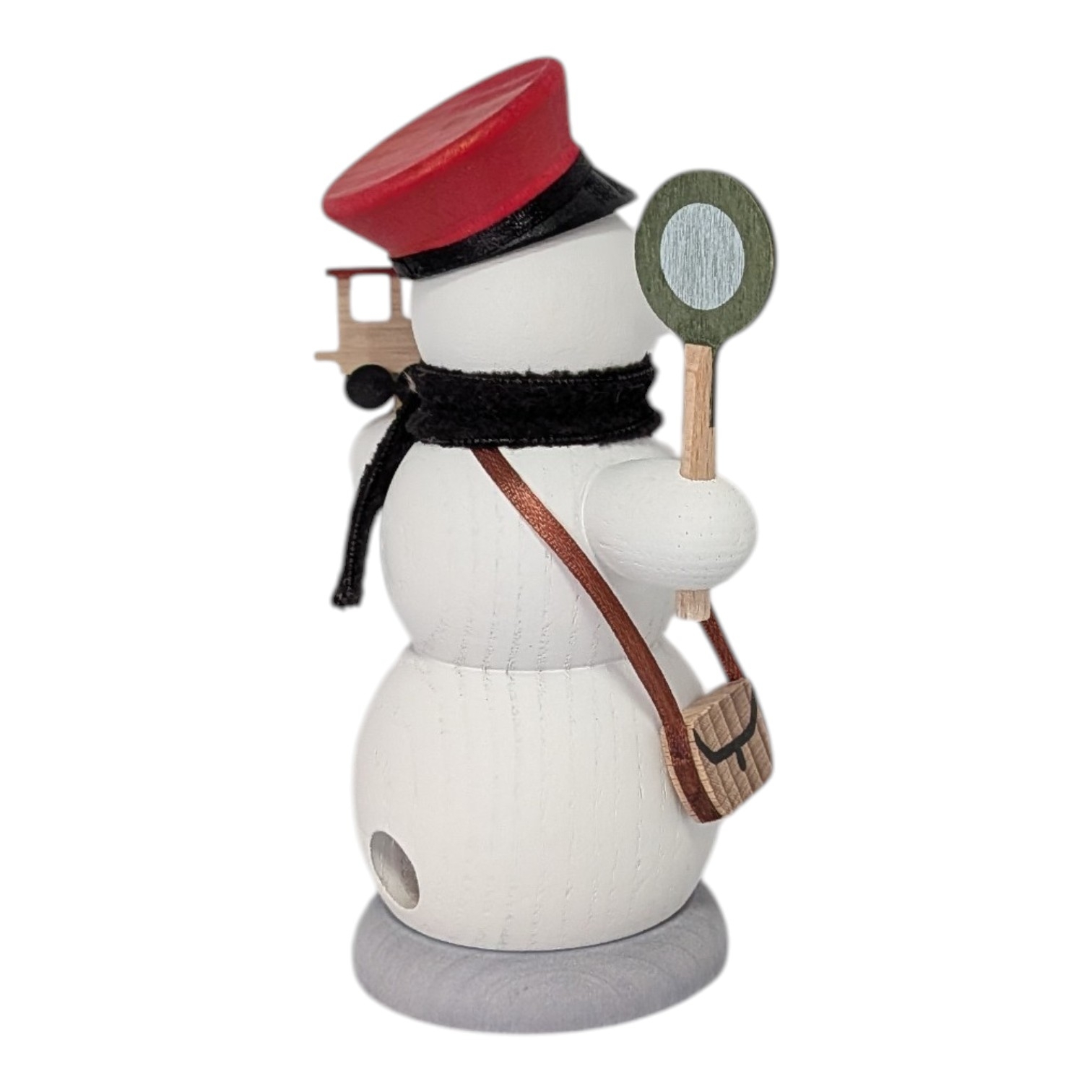 Räuchermann Schneemann Eisenbahner