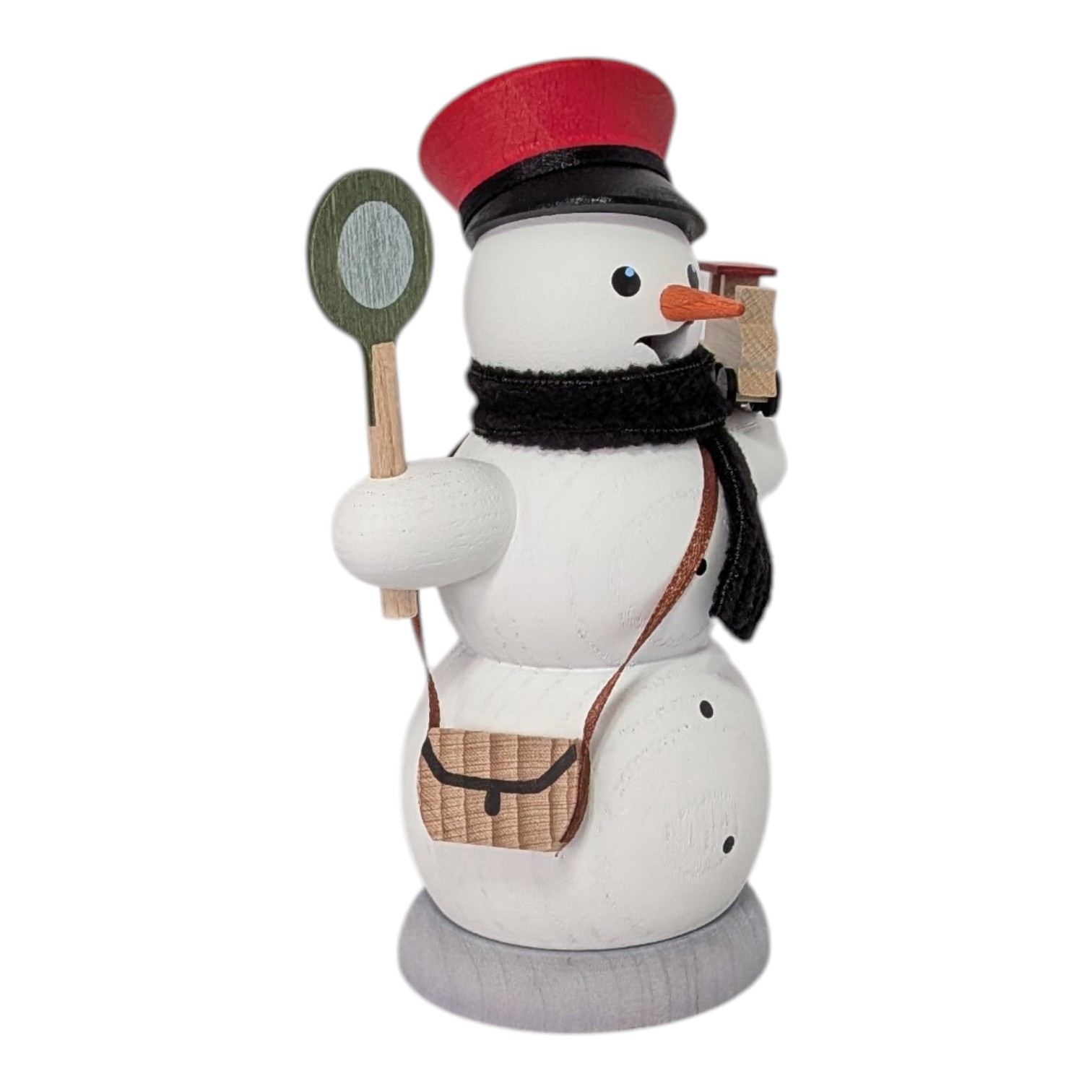 Räuchermann Schneemann Eisenbahner
