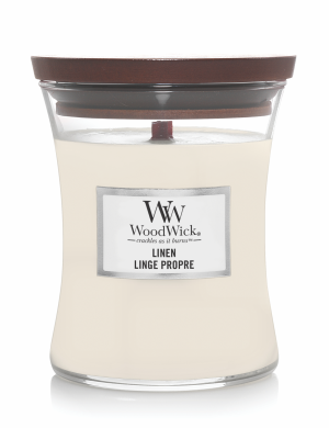 WoodWick Linen Medium Hourglass