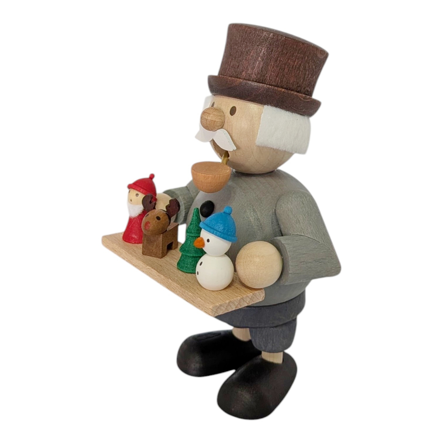 Mini Räuchermann mit Bauchladen
