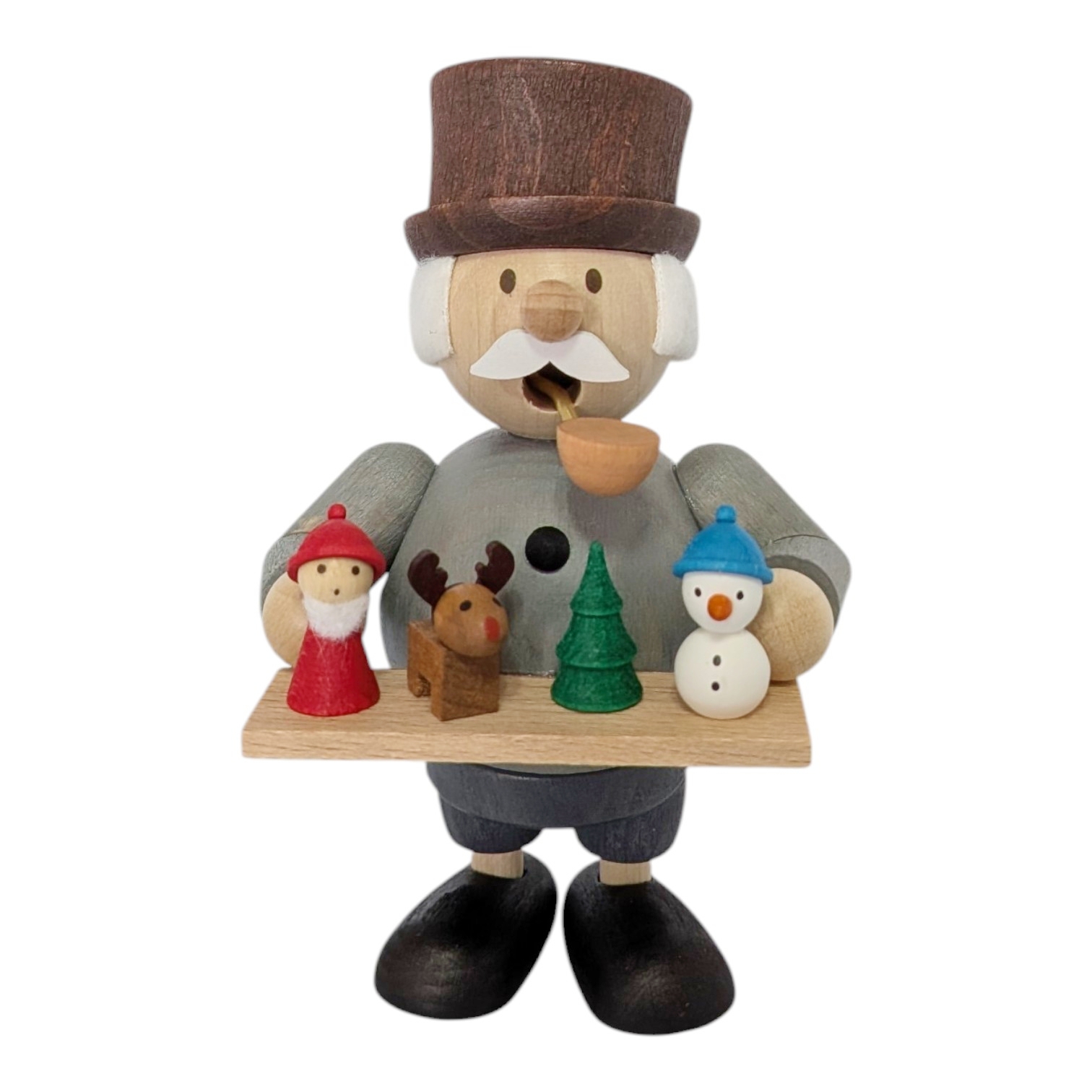 Mini Räuchermann mit Bauchladen