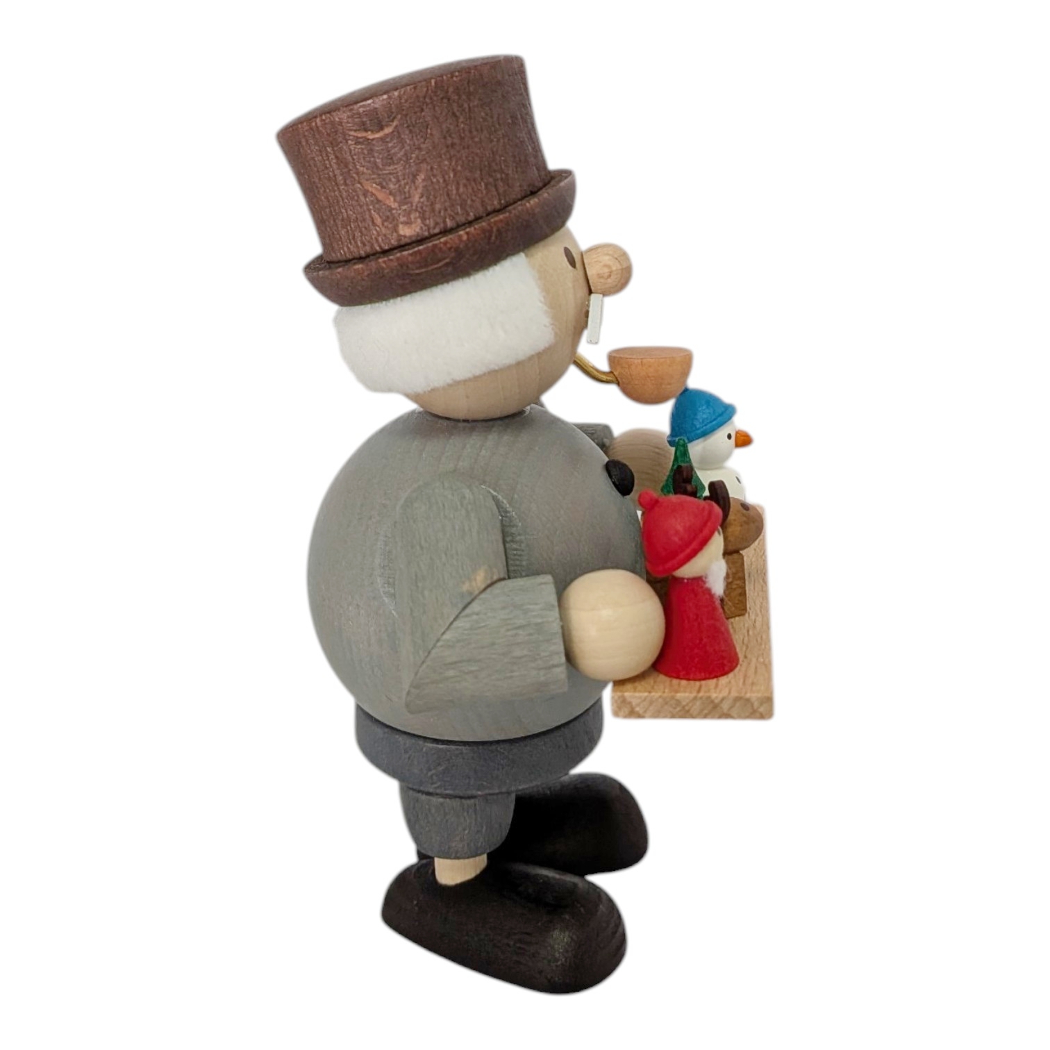 Mini Räuchermann mit Bauchladen