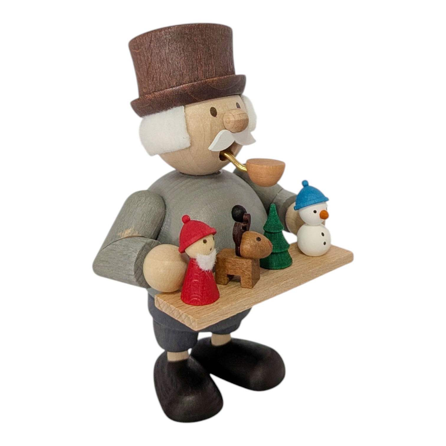 Mini Räuchermann mit Bauchladen