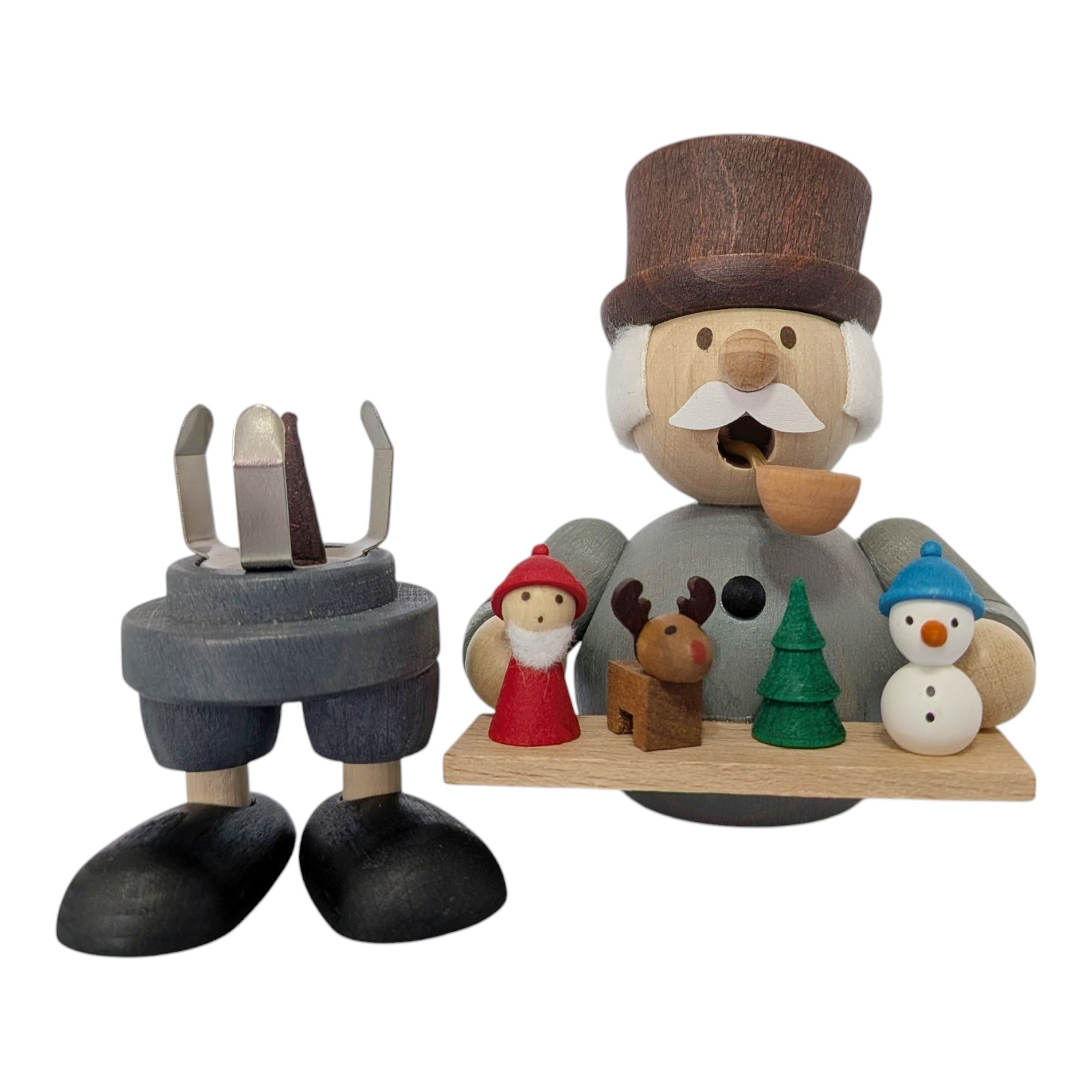 Mini Räuchermann mit Bauchladen