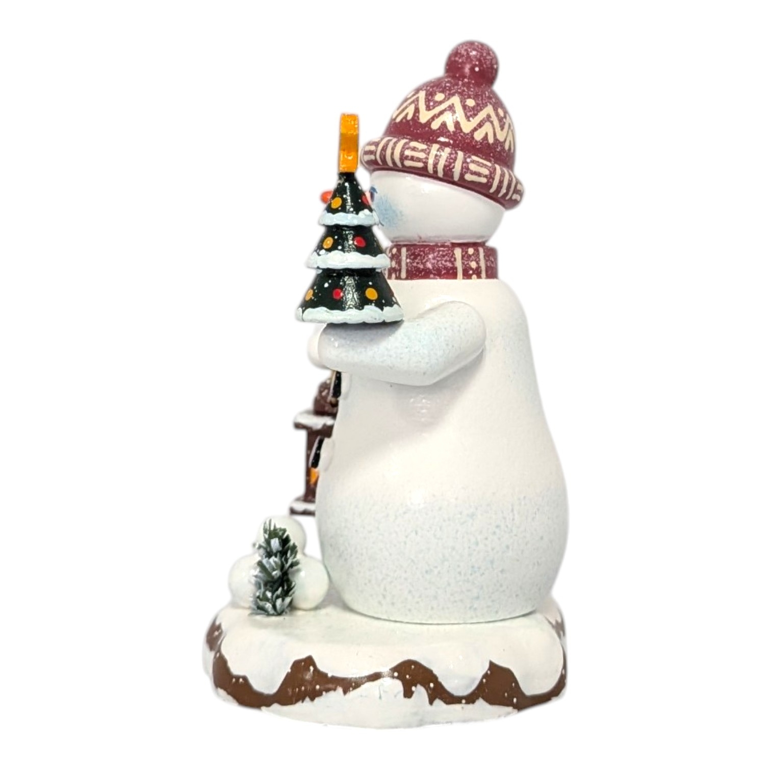 Winterkind - Schneemann mit Tannenlicht
