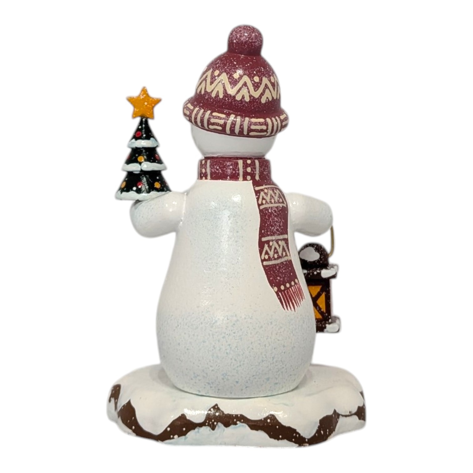 Winterkind - Schneemann mit Tannenlicht