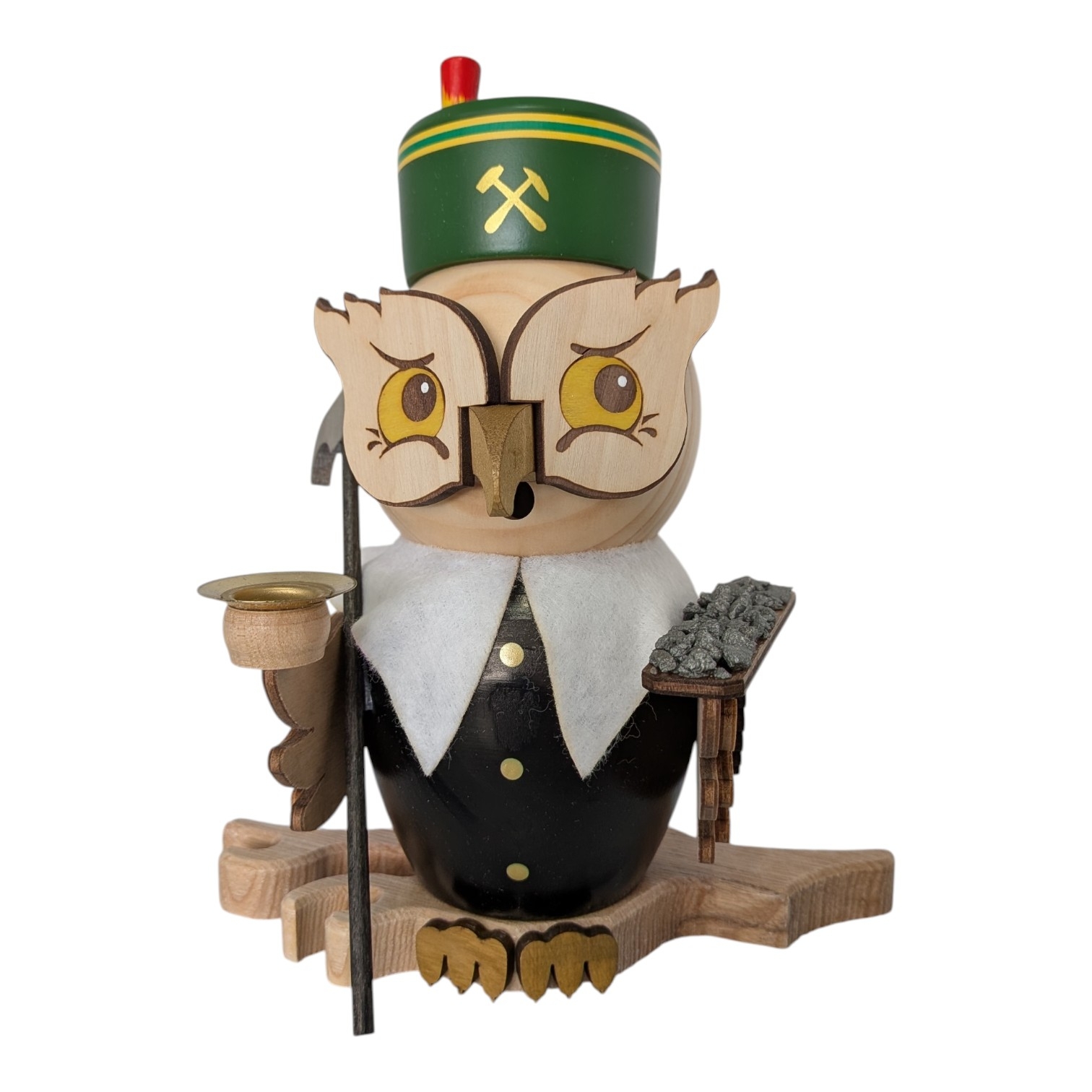 Räucherfigur Eule Bergmann