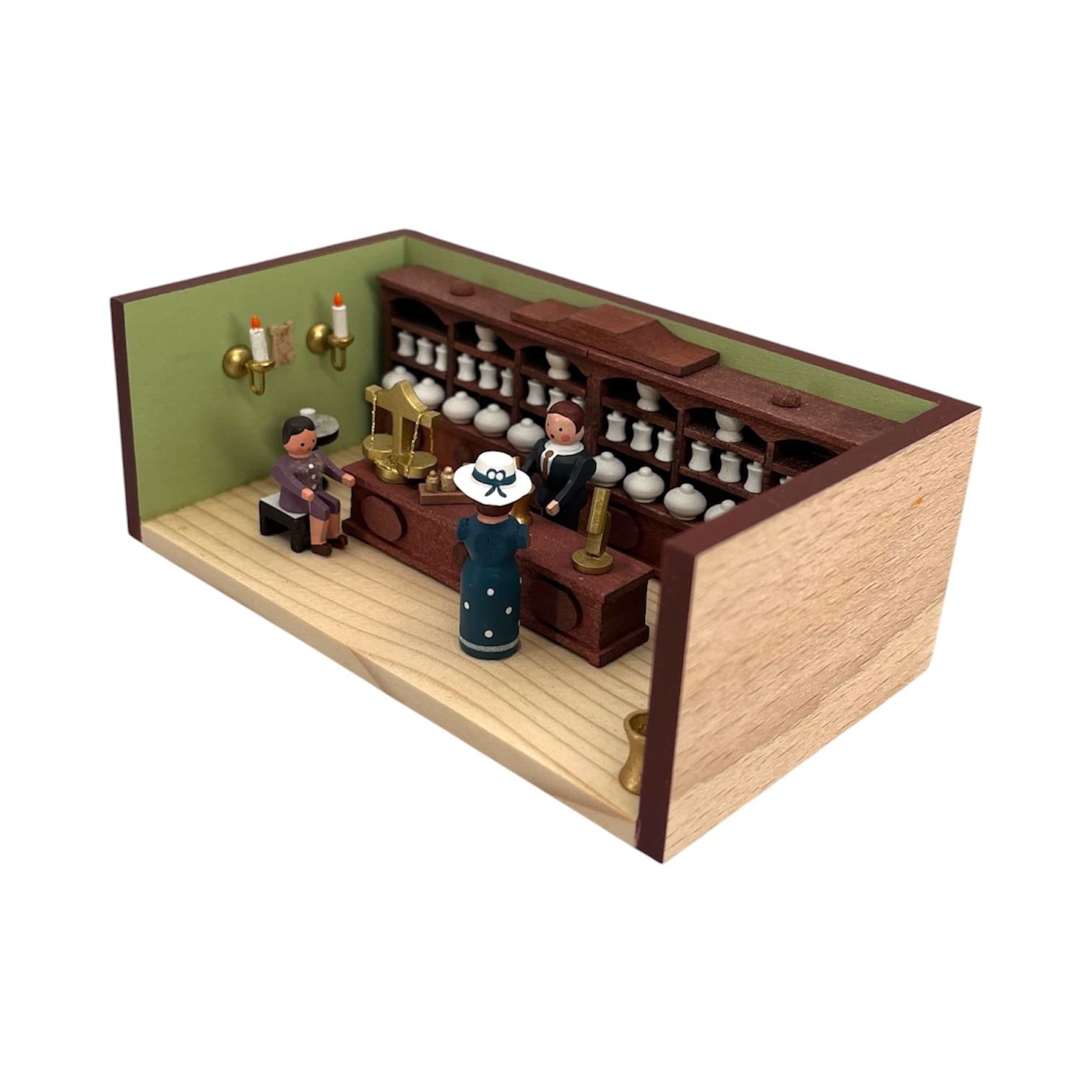 Miniaturstube Apotheker