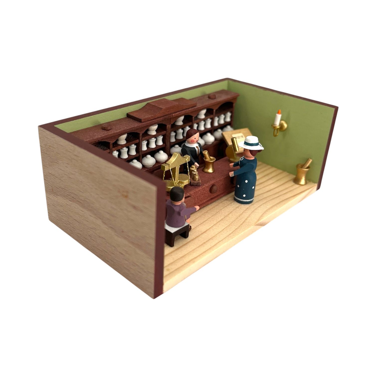 Miniaturstube Apotheker