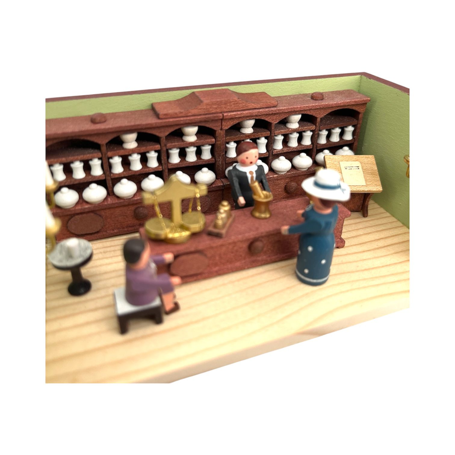 Miniaturstube Apotheker