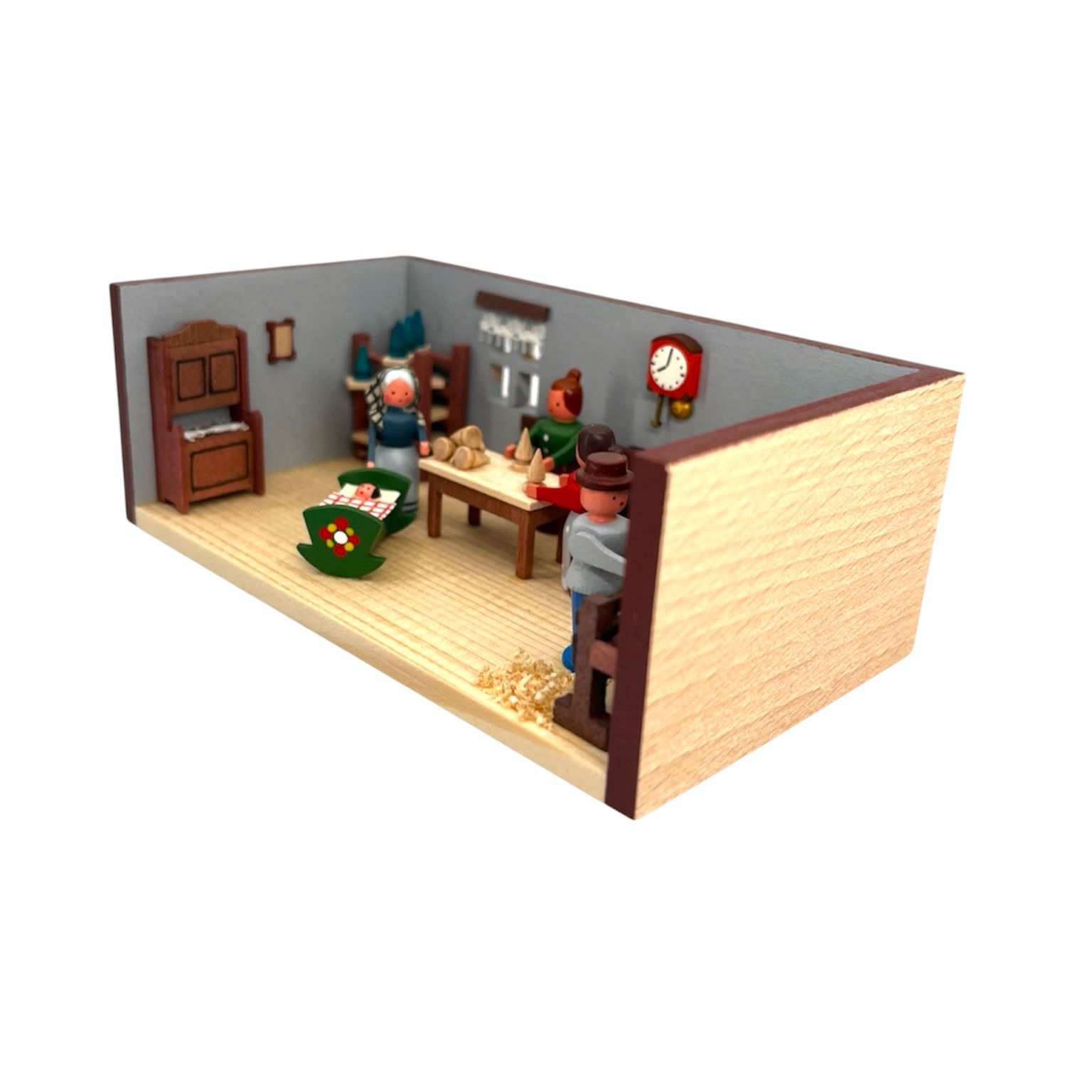 Miniaturstube Spielzeugmacherstube