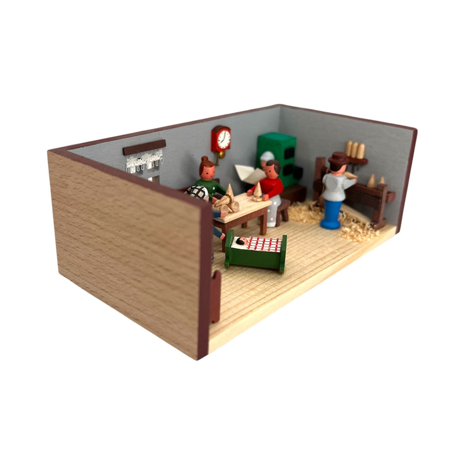 Miniaturstube Spielzeugmacherstube