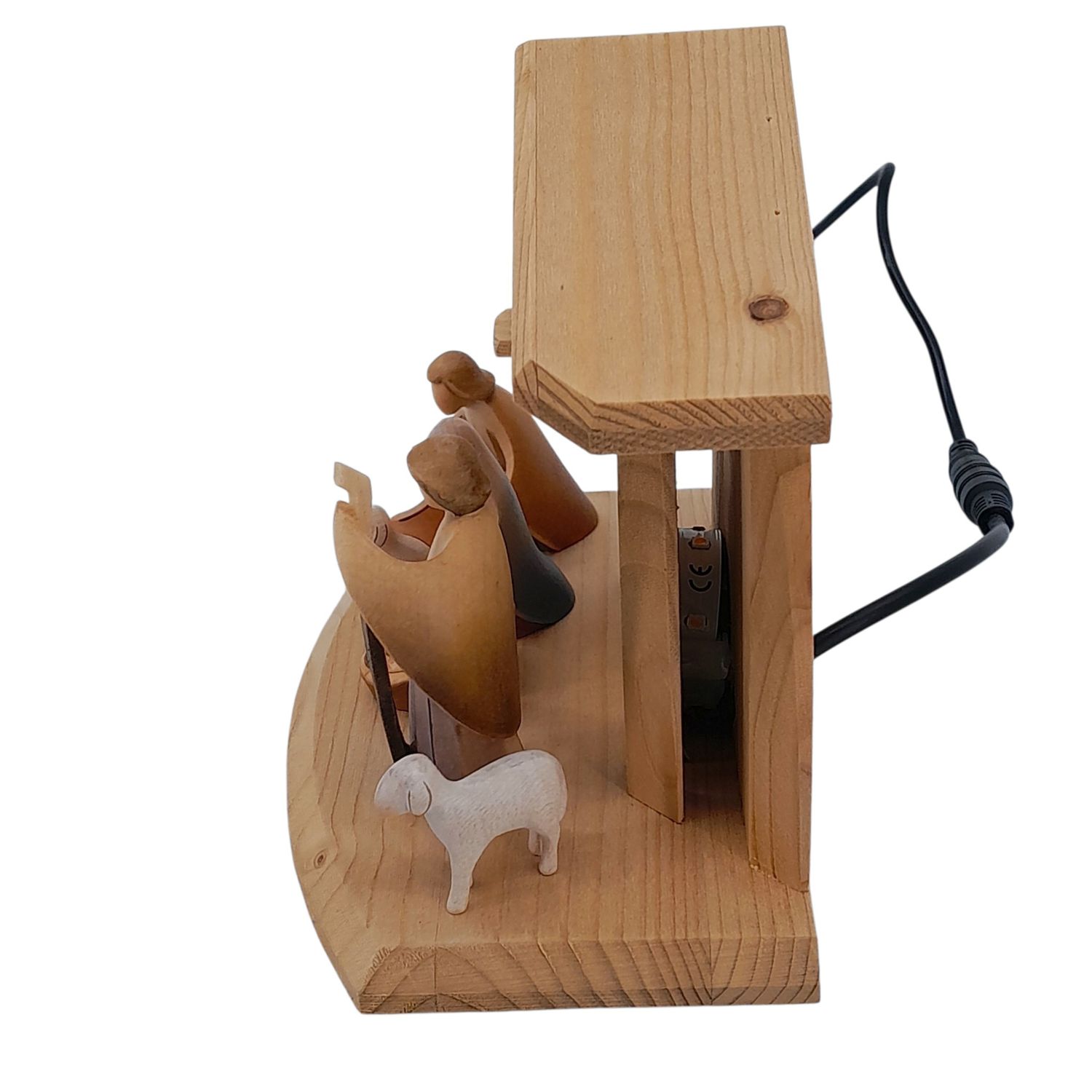 Stall Altea mit Krippenfiguren Aram LED 6-tlg. bunt – Bild 4