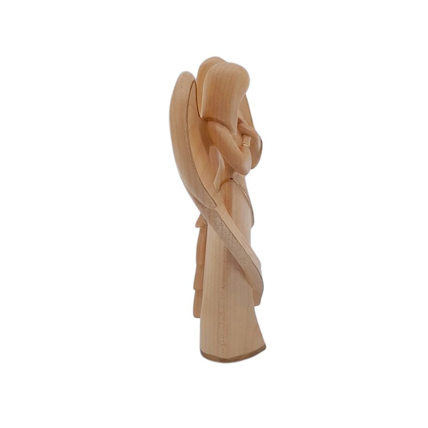 Engel betend Flamingo Alabaster 19 cm – Bild 2