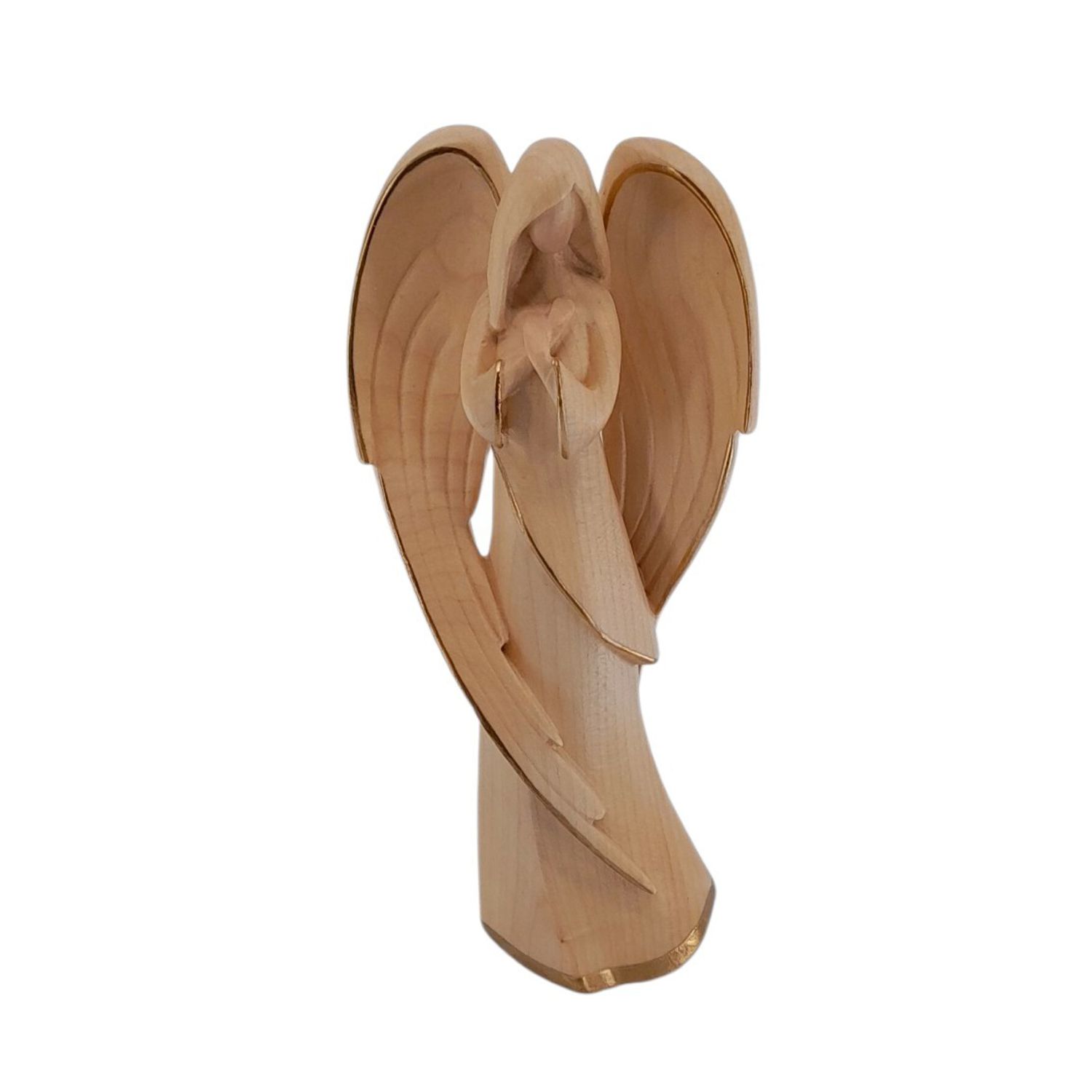 Engel betend Flamingo Alabaster 19 cm
