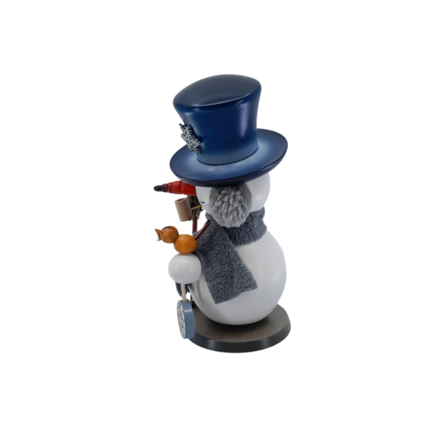 Räuchermann Schneemann grau – Bild 3
