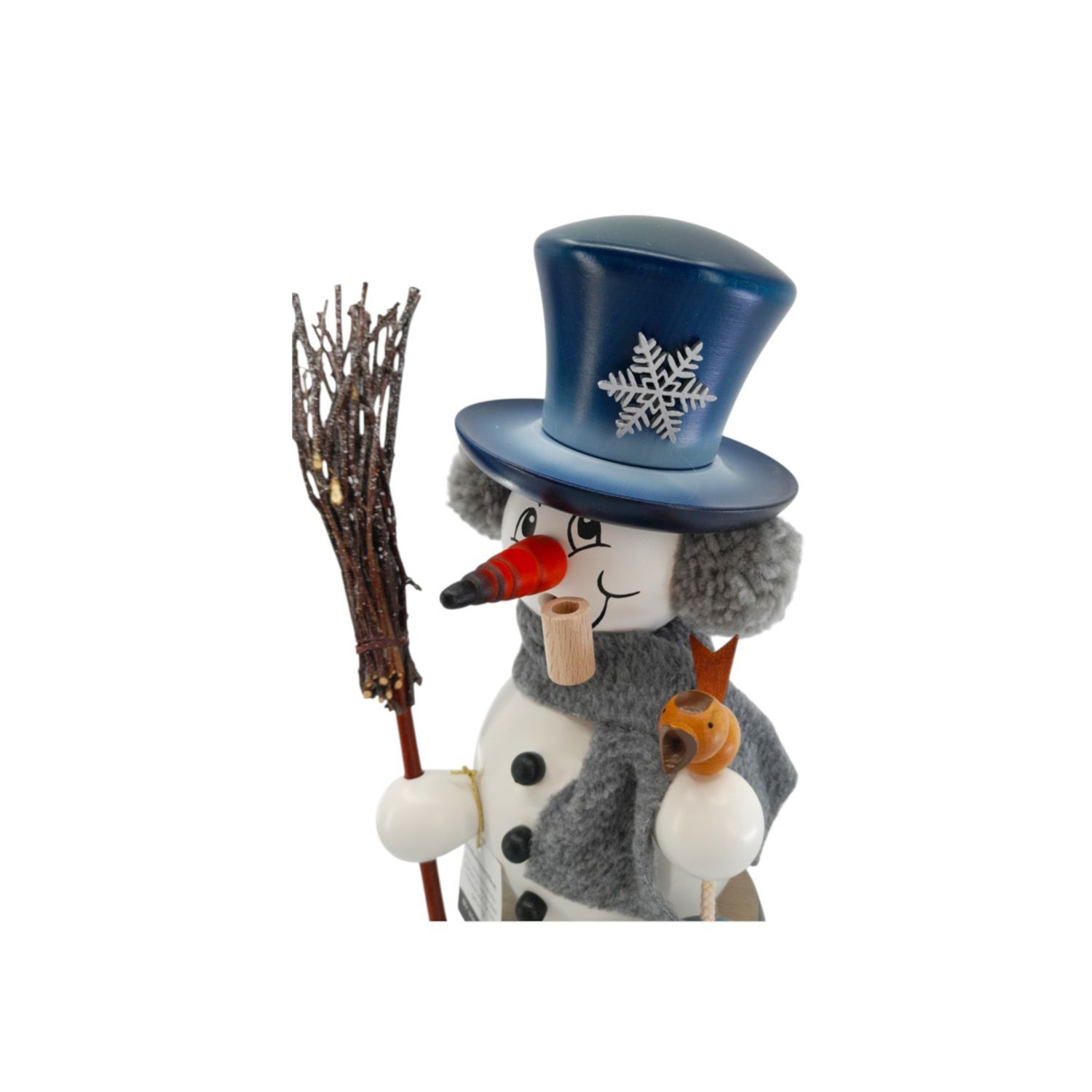Räuchermann Schneemann grau – Bild 9