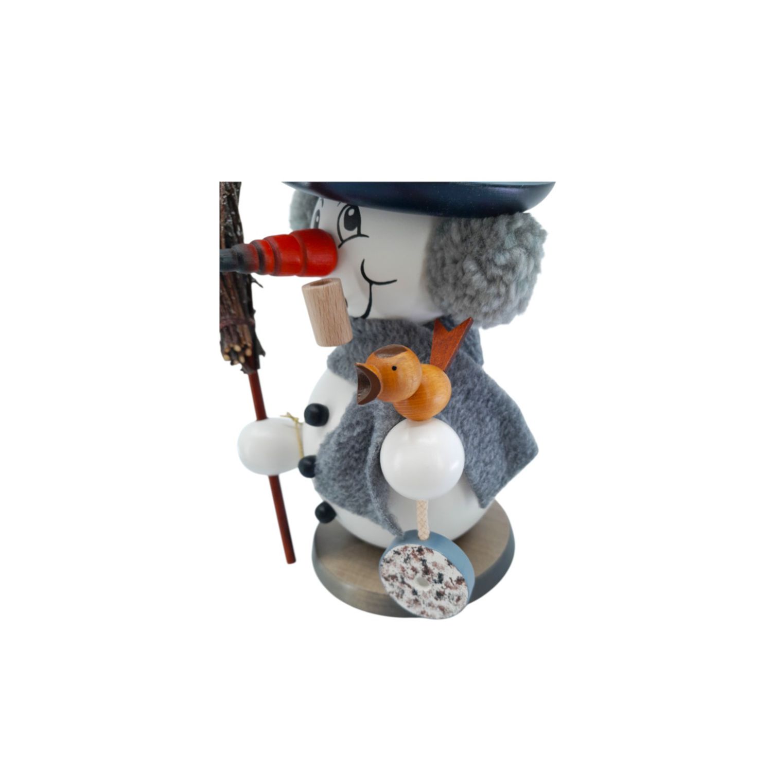 Räuchermann Schneemann grau – Bild 10