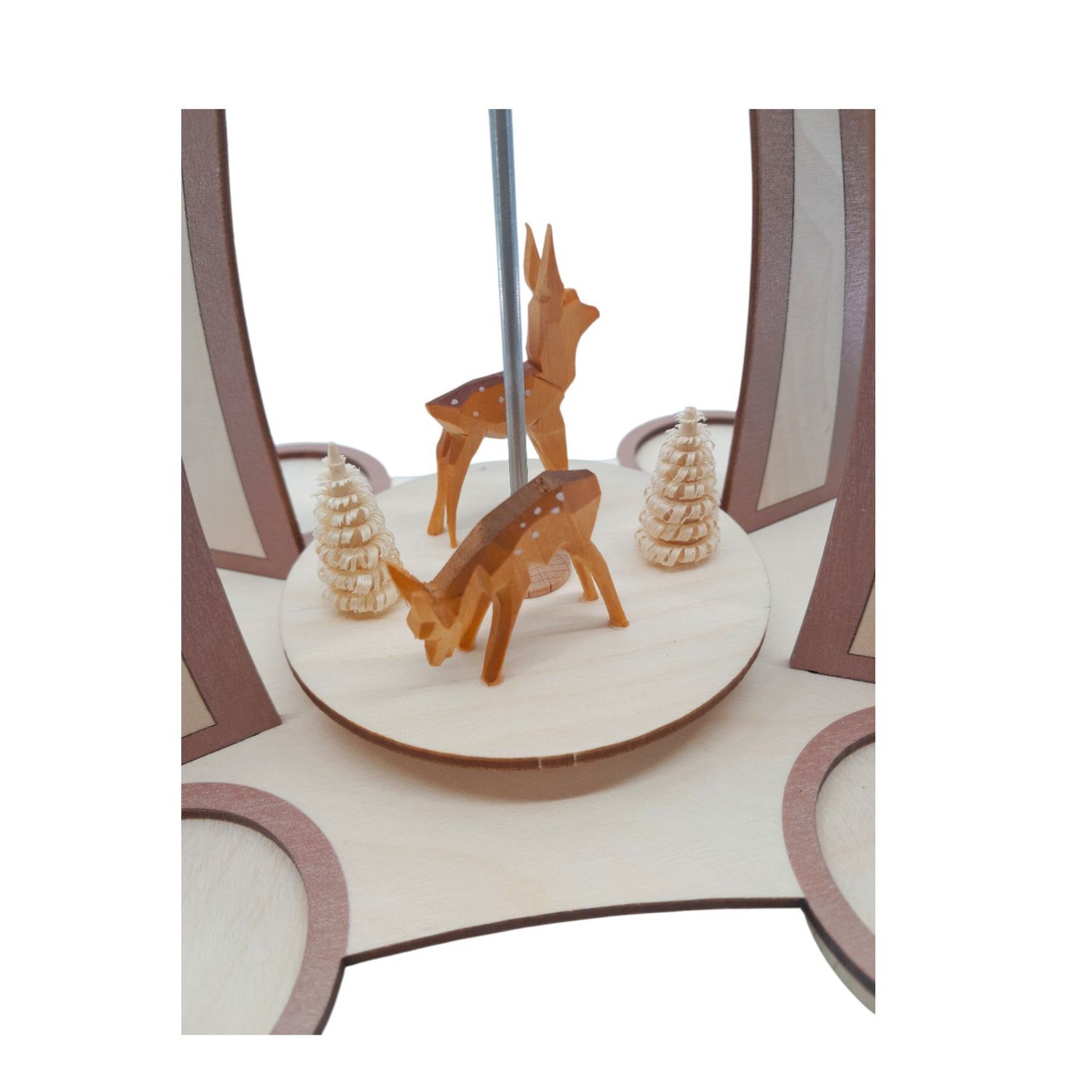 Pyramide Rehe mocca/natur – Bild 6